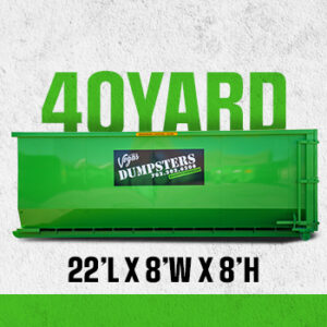40-Yard Dumpster Rental