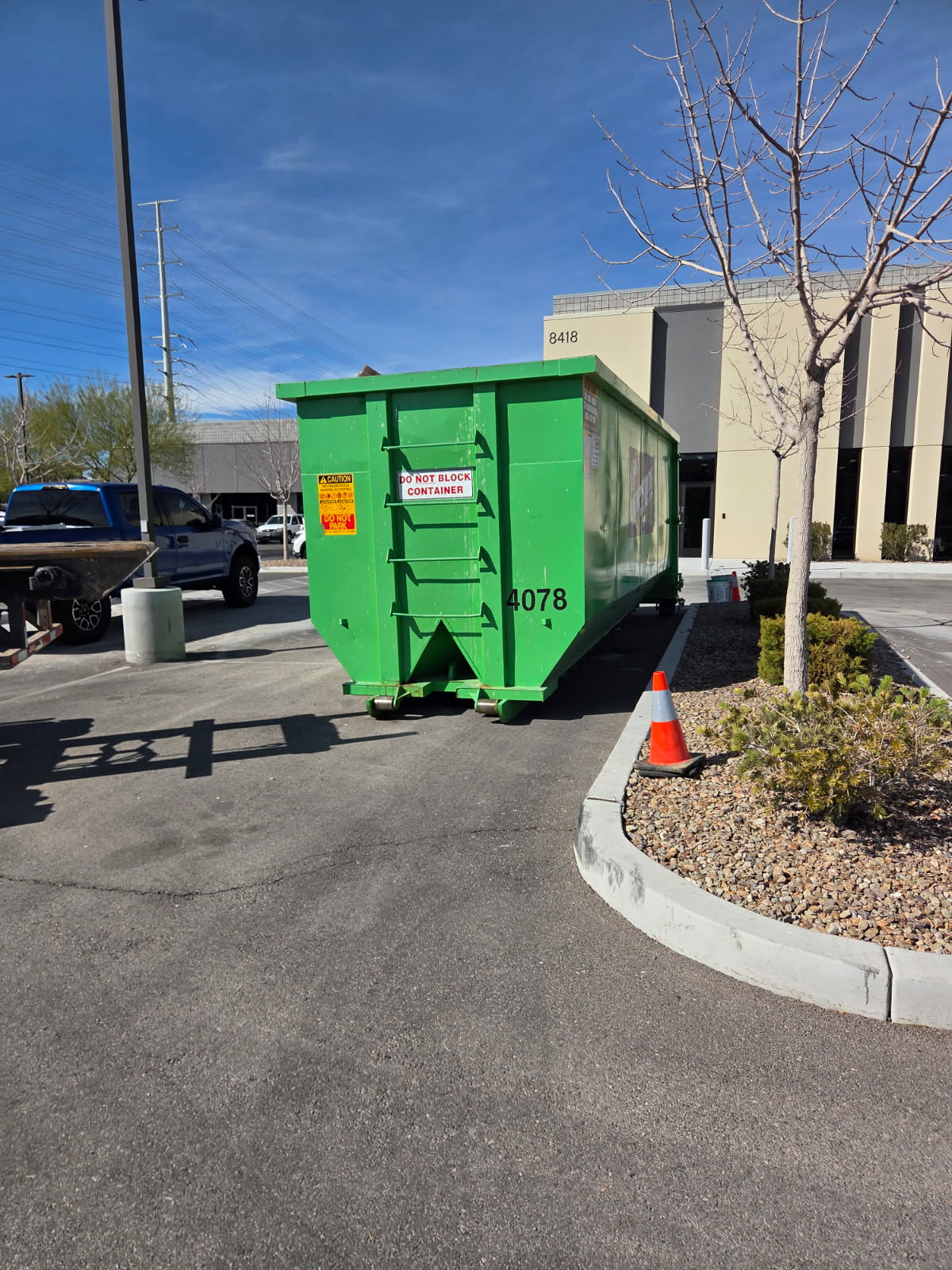 commercial dumpster service