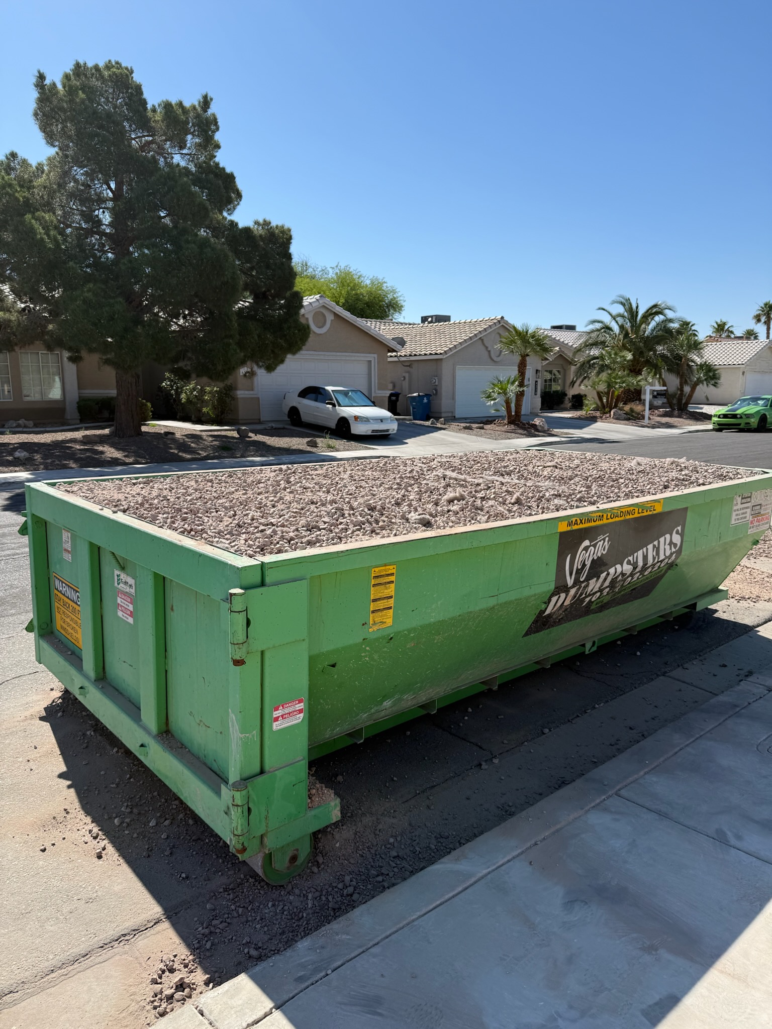 lowboy dumpster for dirt