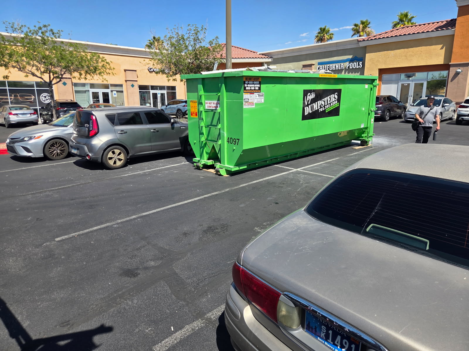 construction company dumpster