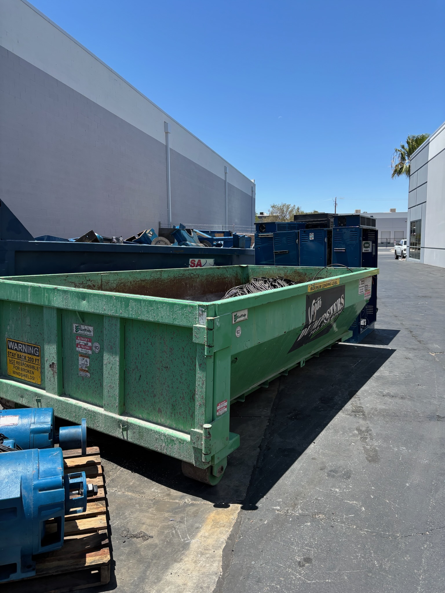 10-yard dumpster rental for commercial projects in Henderson NV