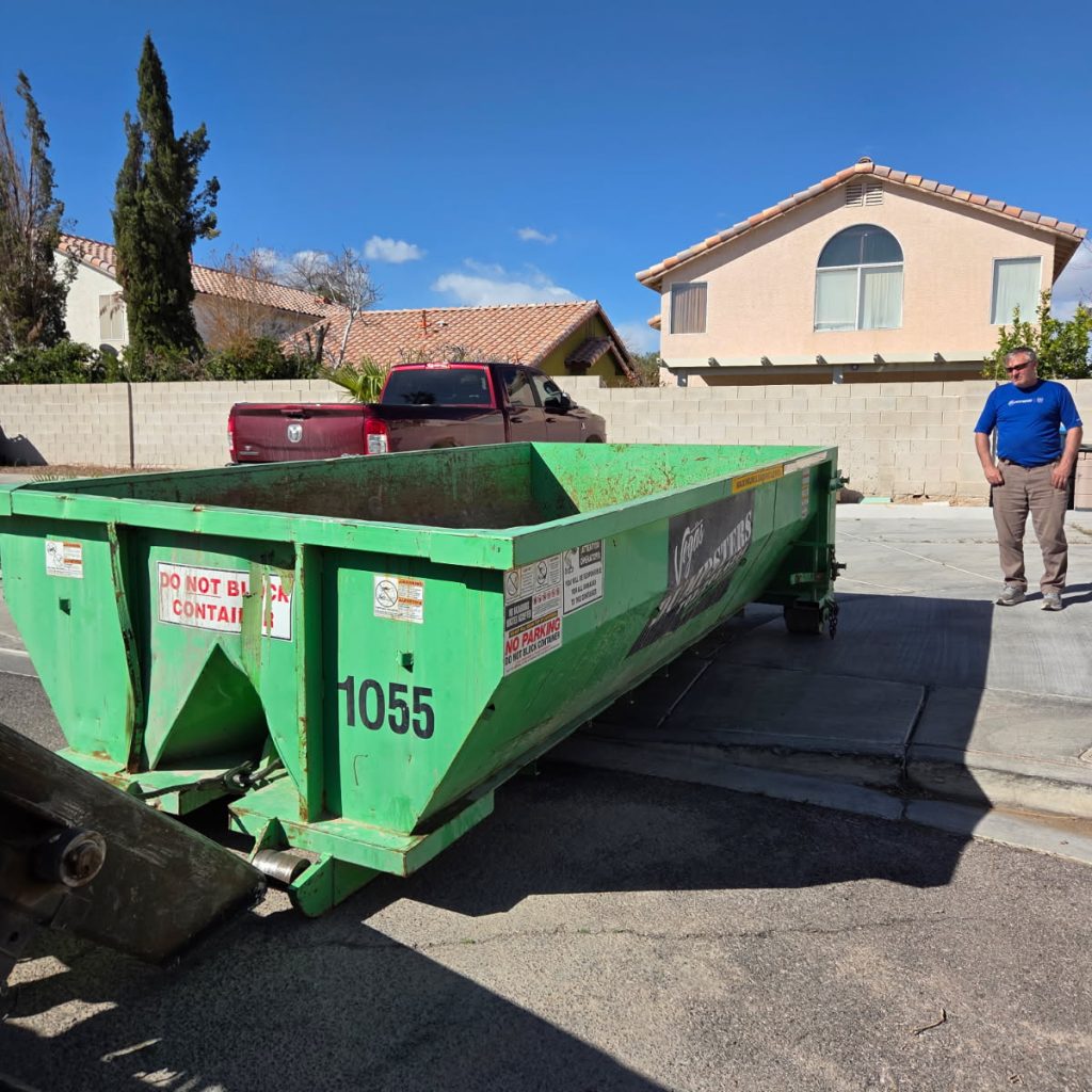 10 yard dumpster landscapers