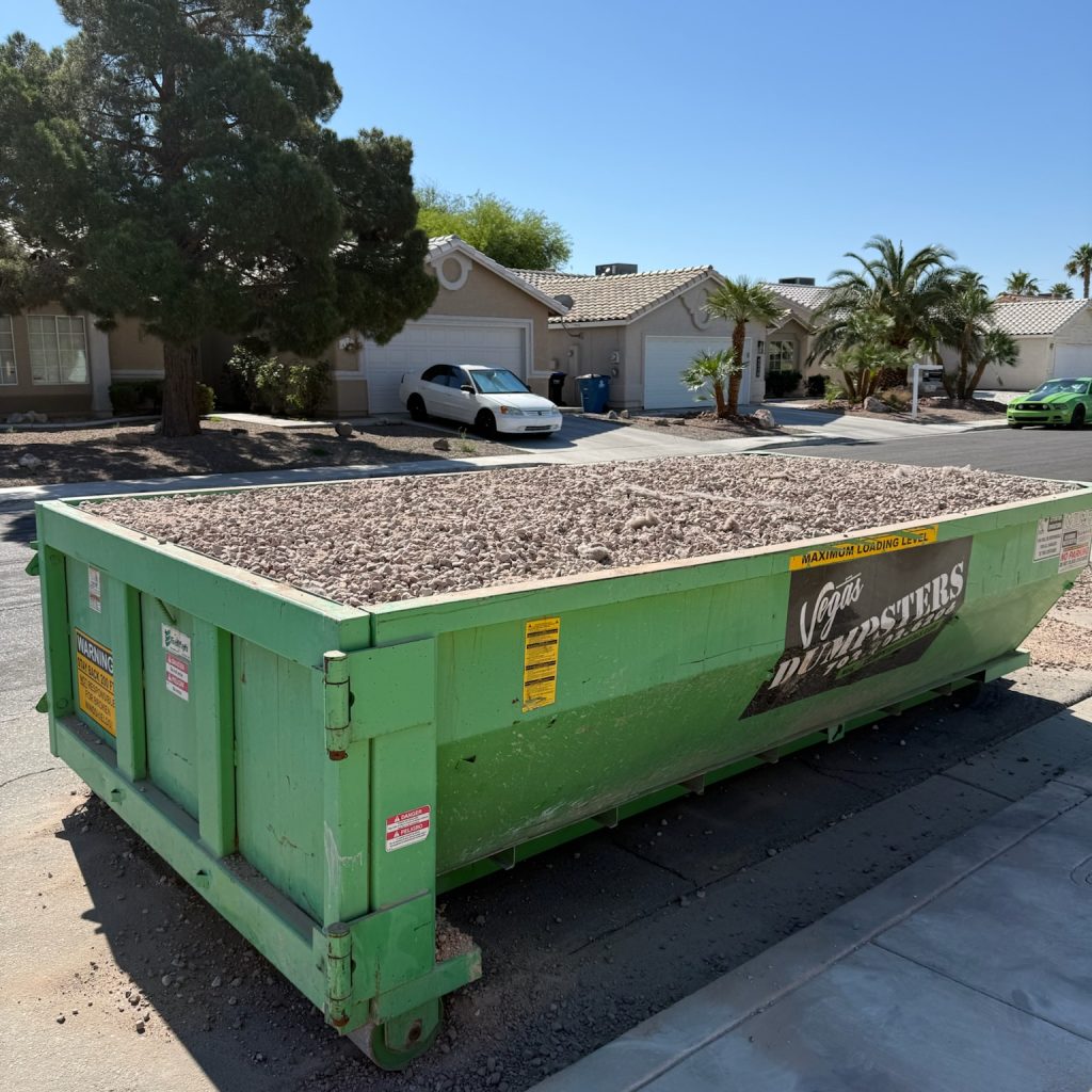 lowboy dumpster for dirt