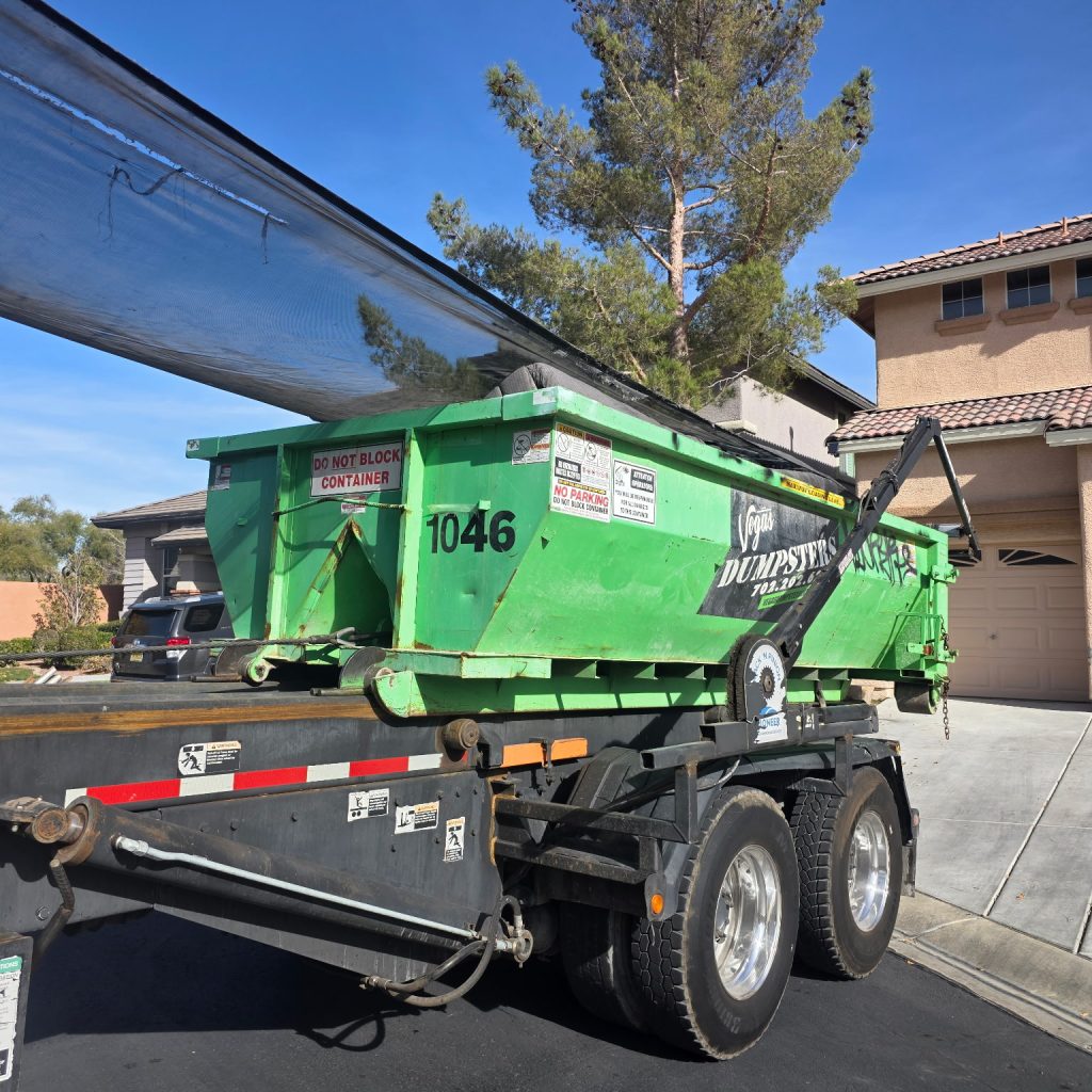 Vegas Dumpsters services homes in Las Vegas and Henderson.