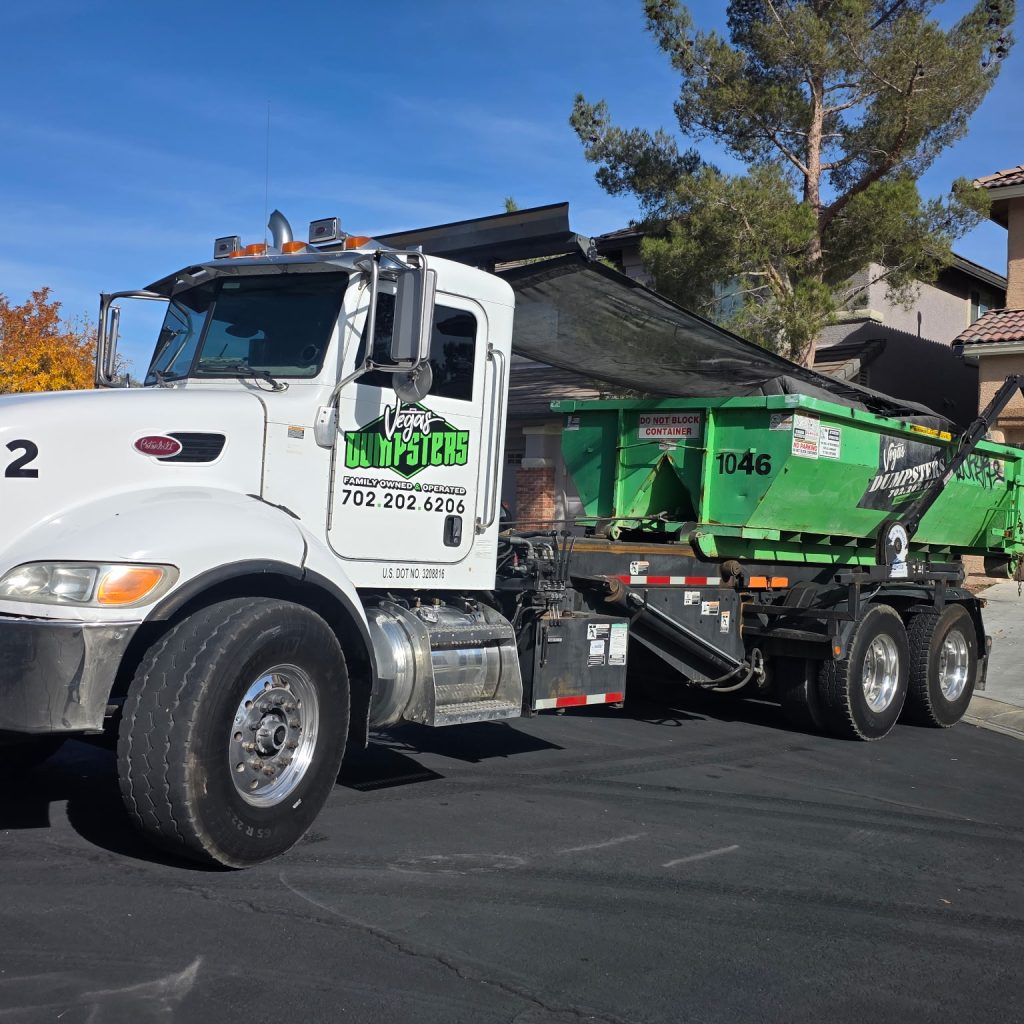 10-Yard dumpster in Las Vegas.