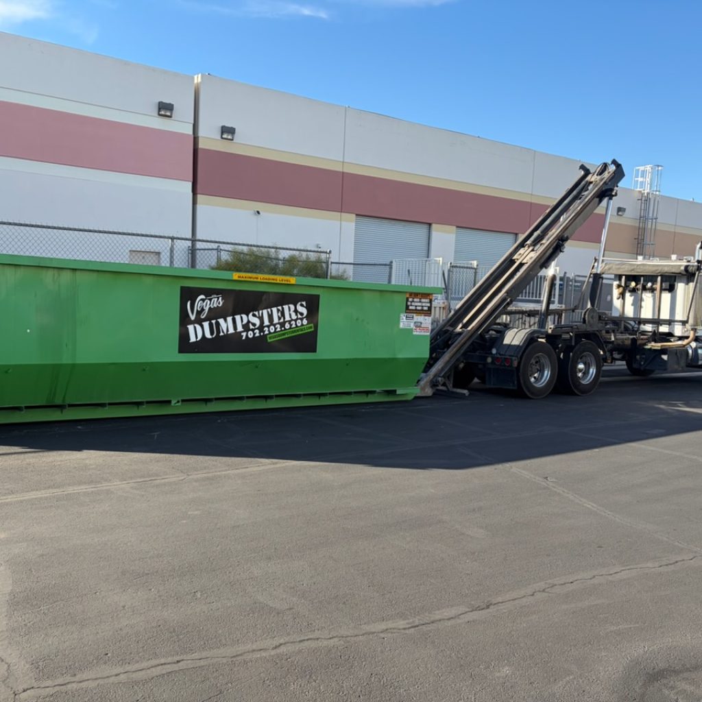 30-Yard dumpster for rent in Las Vegas.