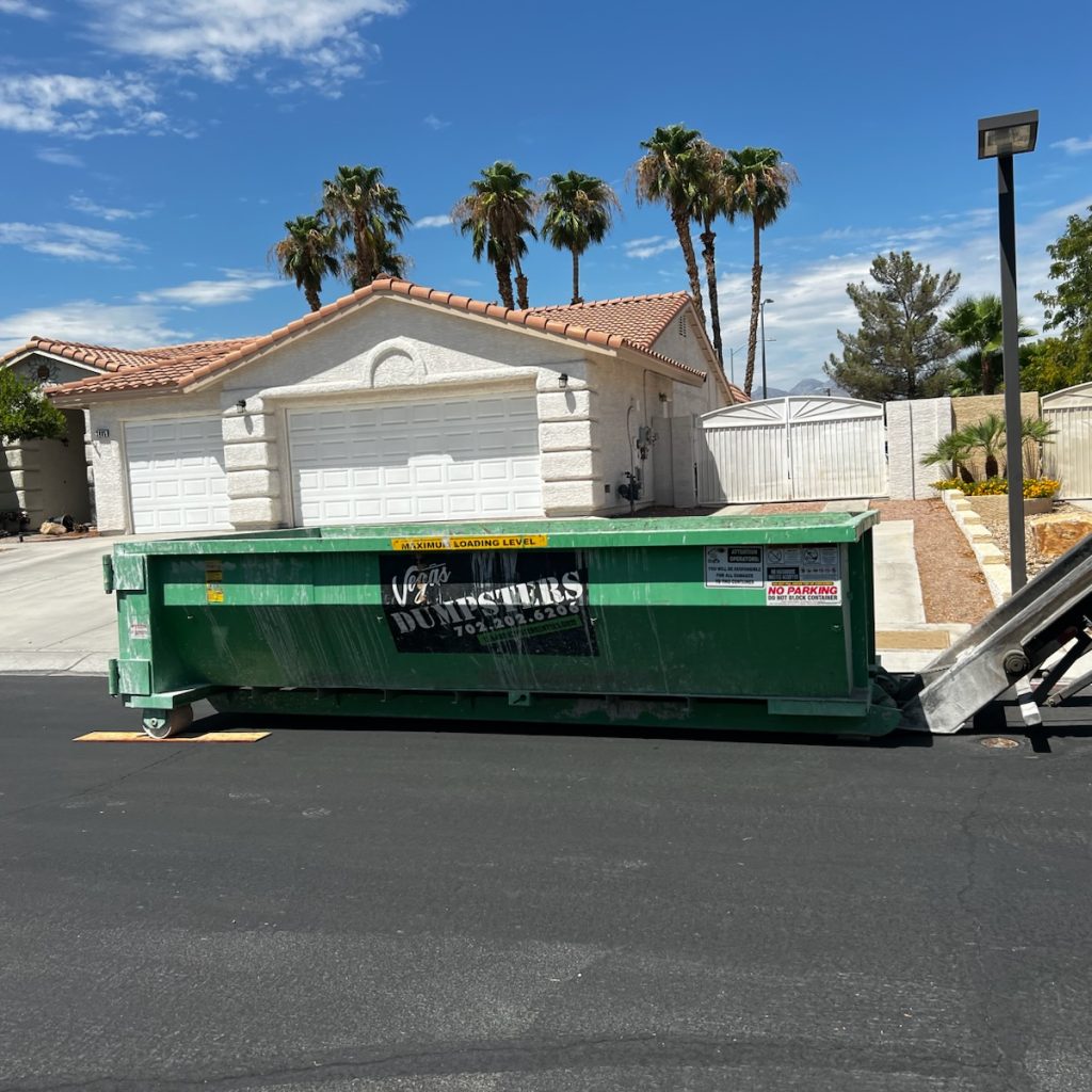 vegas homeowner dumpster
