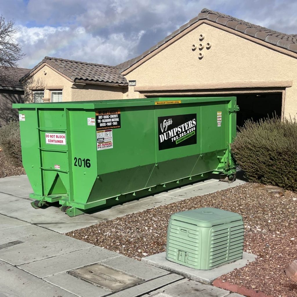 Small 20-Yard dumpster rental for home projects in Henderson.