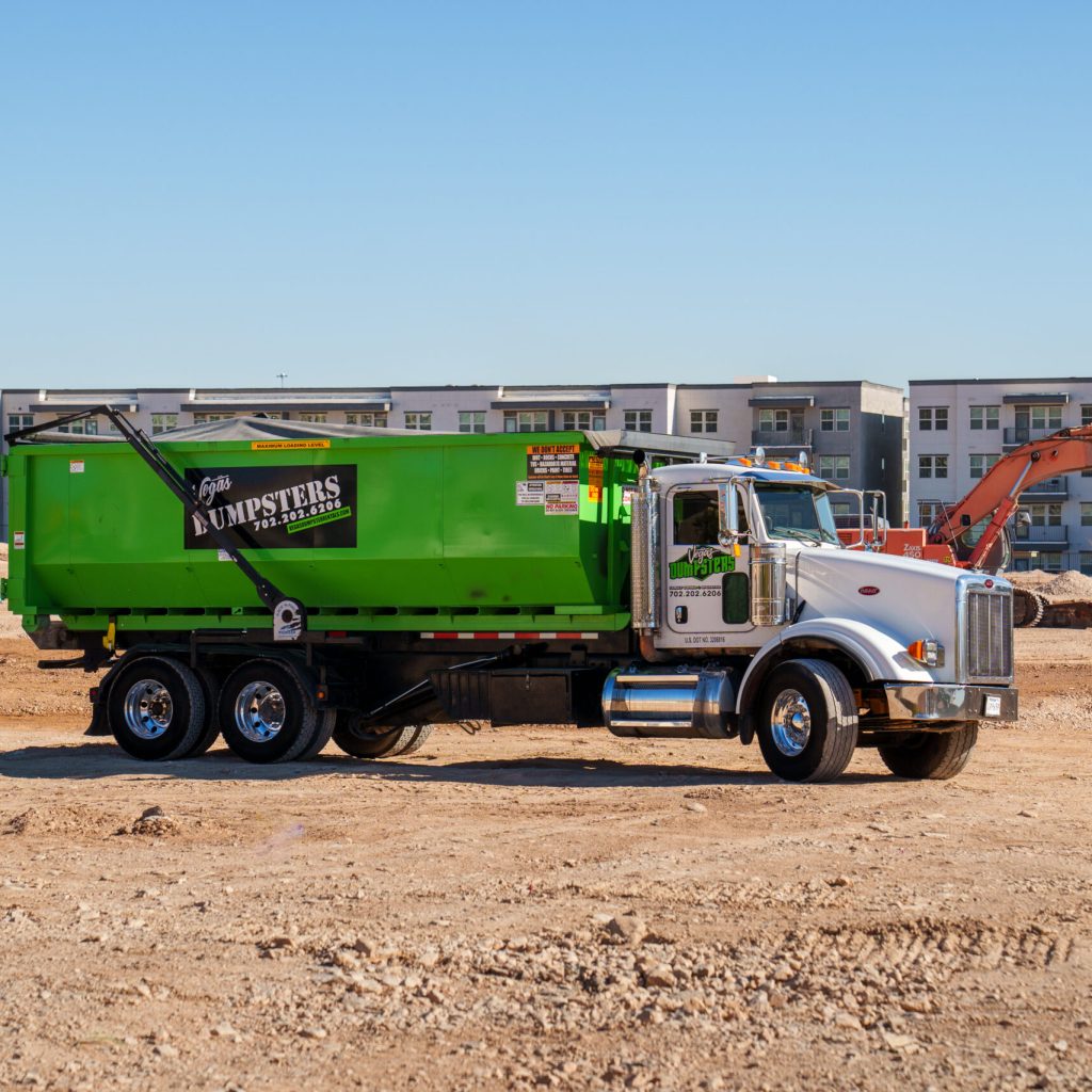 Vegas Dumpsters offers construction site dumpsters.